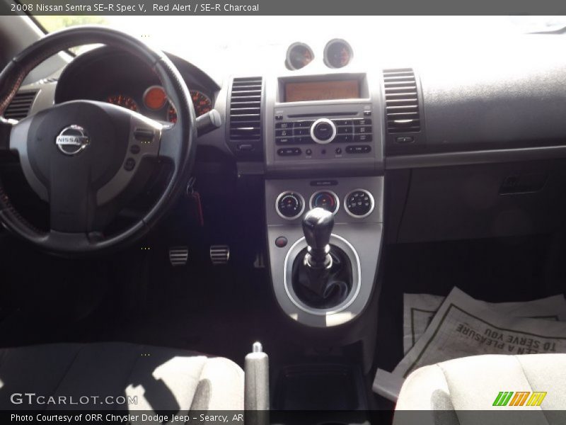 Red Alert / SE-R Charcoal 2008 Nissan Sentra SE-R Spec V