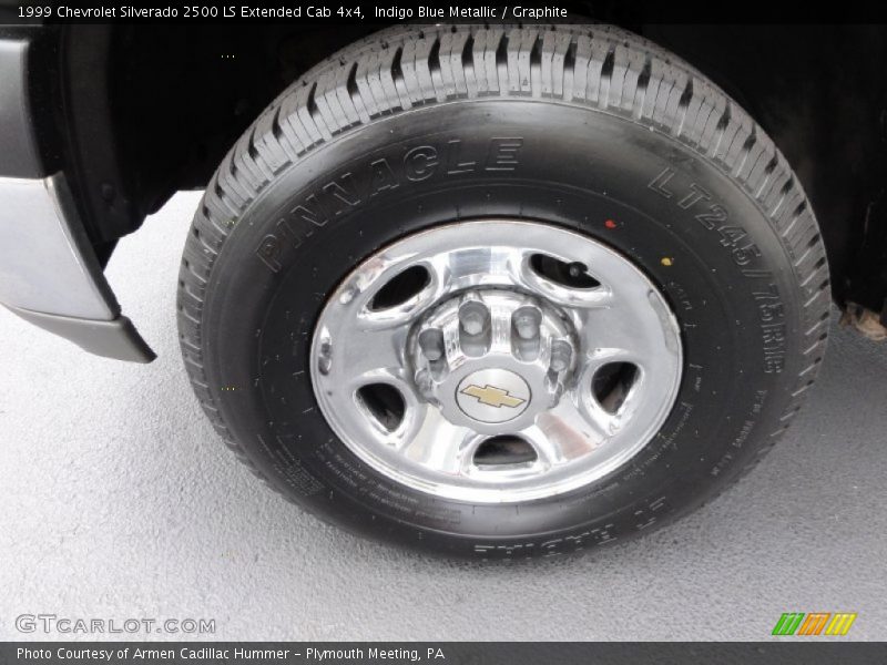 Indigo Blue Metallic / Graphite 1999 Chevrolet Silverado 2500 LS Extended Cab 4x4