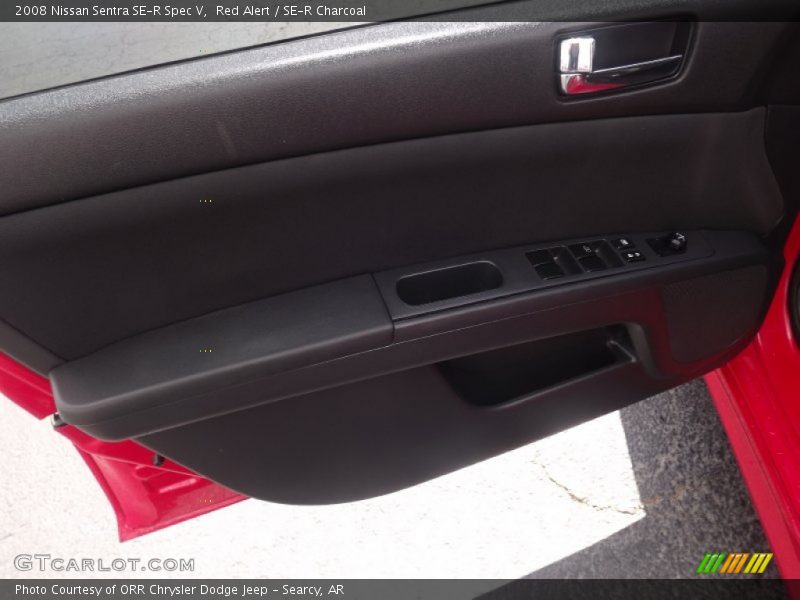 Red Alert / SE-R Charcoal 2008 Nissan Sentra SE-R Spec V