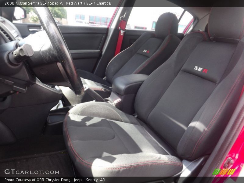 Red Alert / SE-R Charcoal 2008 Nissan Sentra SE-R Spec V