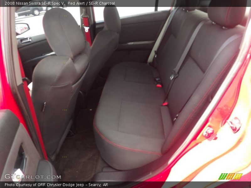 Red Alert / SE-R Charcoal 2008 Nissan Sentra SE-R Spec V