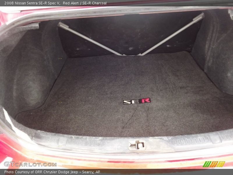 Red Alert / SE-R Charcoal 2008 Nissan Sentra SE-R Spec V