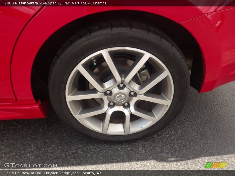 Red Alert / SE-R Charcoal 2008 Nissan Sentra SE-R Spec V