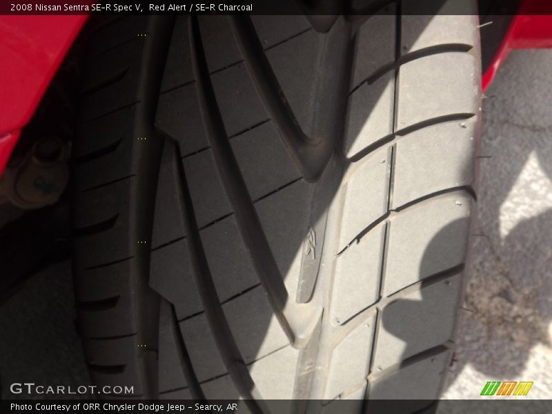 Red Alert / SE-R Charcoal 2008 Nissan Sentra SE-R Spec V