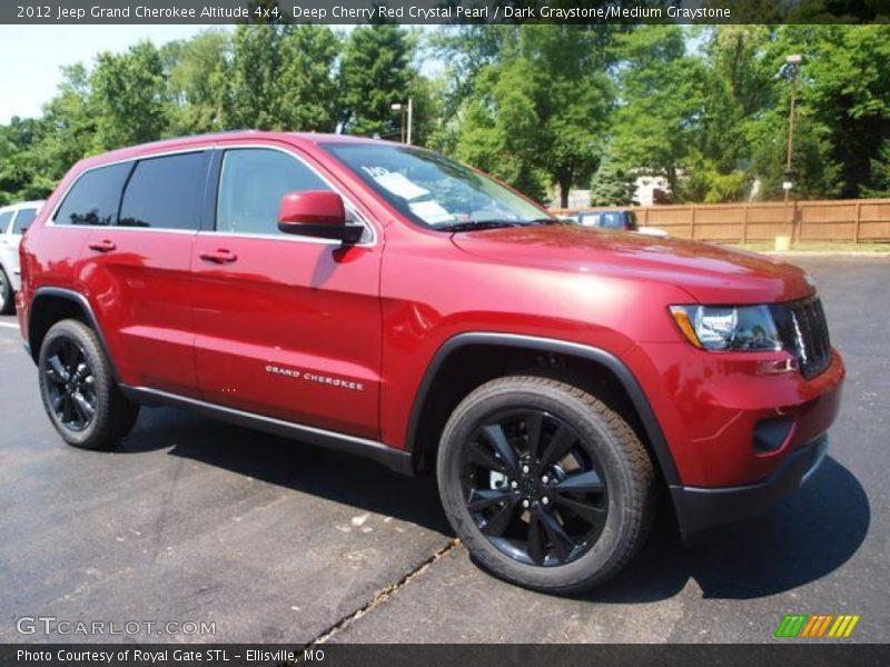 Deep Cherry Red Crystal Pearl / Dark Graystone/Medium Graystone 2012 Jeep Grand Cherokee Altitude 4x4