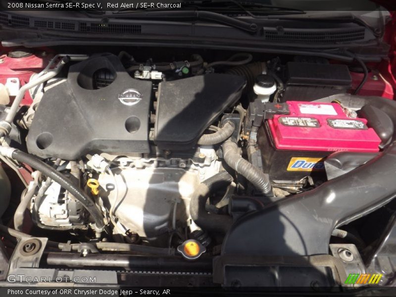 Red Alert / SE-R Charcoal 2008 Nissan Sentra SE-R Spec V