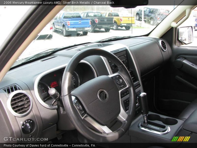 Silver Birch Metallic / Charcoal Black 2006 Mercury Mountaineer Luxury AWD