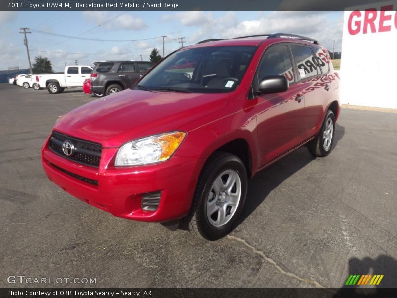 Barcelona Red Metallic / Sand Beige 2012 Toyota RAV4 I4