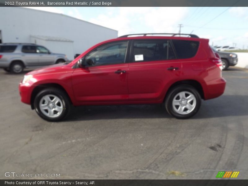 Barcelona Red Metallic / Sand Beige 2012 Toyota RAV4 I4