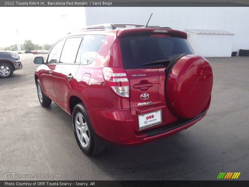 Barcelona Red Metallic / Sand Beige 2012 Toyota RAV4 I4