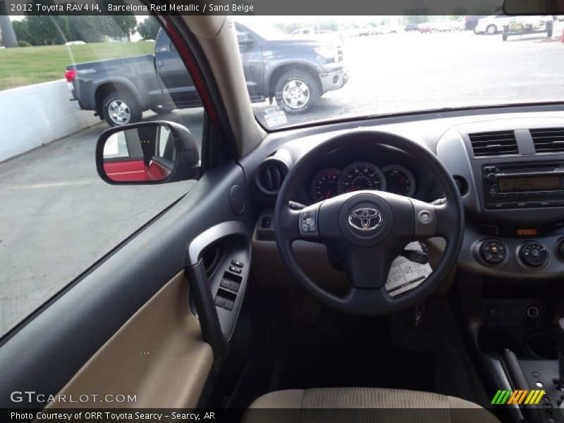 Barcelona Red Metallic / Sand Beige 2012 Toyota RAV4 I4