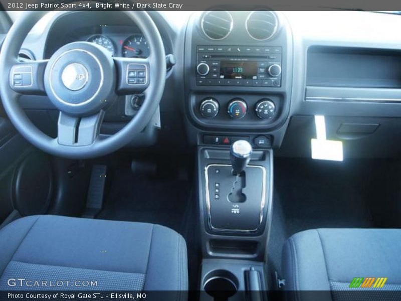 Bright White / Dark Slate Gray 2012 Jeep Patriot Sport 4x4
