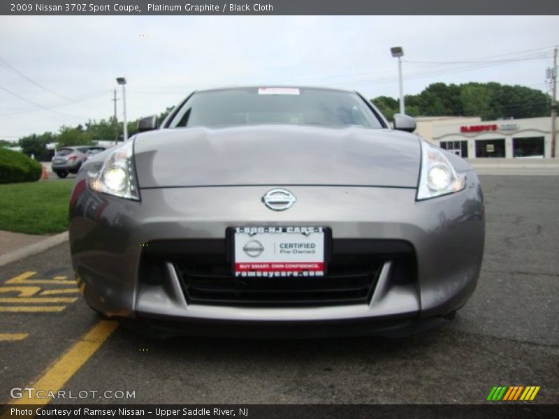 Platinum Graphite / Black Cloth 2009 Nissan 370Z Sport Coupe
