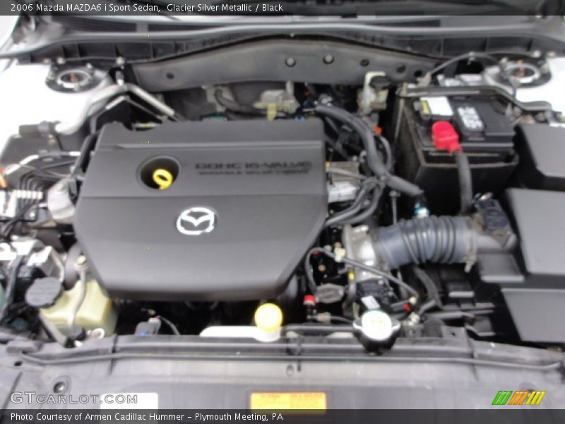 Glacier Silver Metallic / Black 2006 Mazda MAZDA6 i Sport Sedan