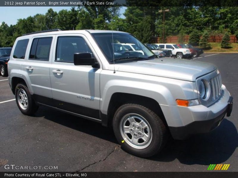 Bright Silver Metallic / Dark Slate Gray 2012 Jeep Patriot Sport