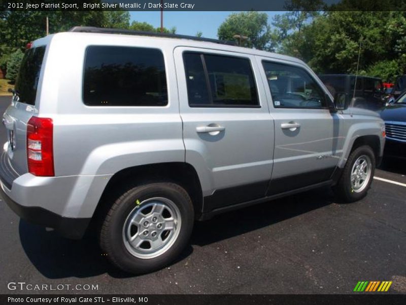 Bright Silver Metallic / Dark Slate Gray 2012 Jeep Patriot Sport