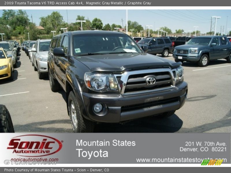 Magnetic Gray Metallic / Graphite Gray 2009 Toyota Tacoma V6 TRD Access Cab 4x4