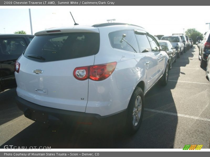 Summit White / Cashmere/Dark Gray 2009 Chevrolet Traverse LT AWD