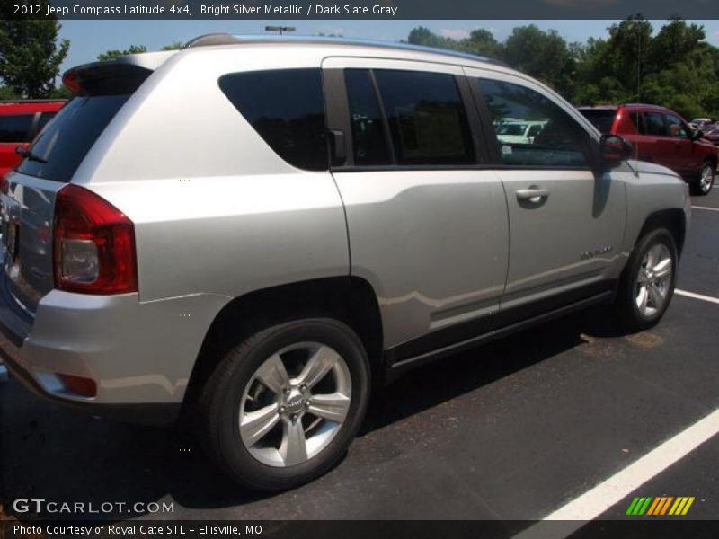 Bright Silver Metallic / Dark Slate Gray 2012 Jeep Compass Latitude 4x4