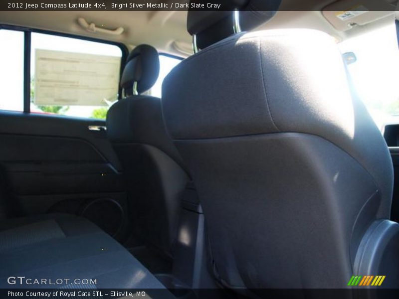 Bright Silver Metallic / Dark Slate Gray 2012 Jeep Compass Latitude 4x4