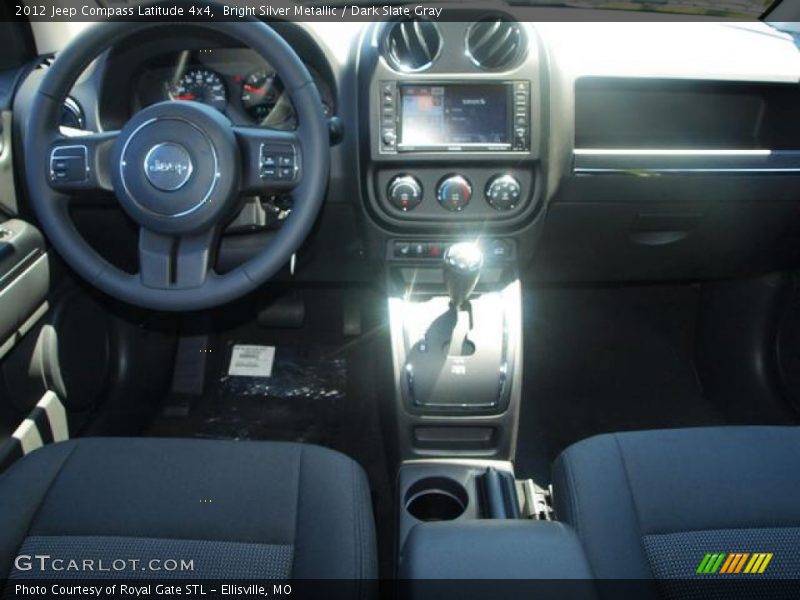 Bright Silver Metallic / Dark Slate Gray 2012 Jeep Compass Latitude 4x4