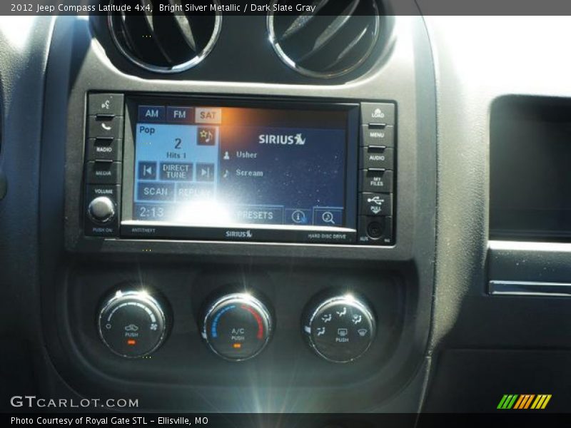 Bright Silver Metallic / Dark Slate Gray 2012 Jeep Compass Latitude 4x4