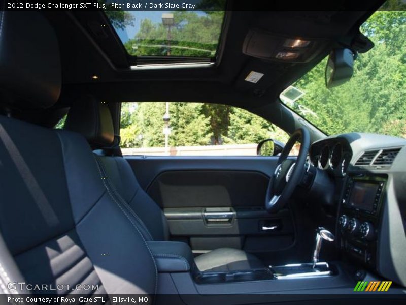 Pitch Black / Dark Slate Gray 2012 Dodge Challenger SXT Plus