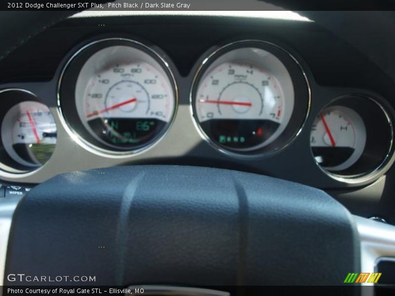 Pitch Black / Dark Slate Gray 2012 Dodge Challenger SXT Plus