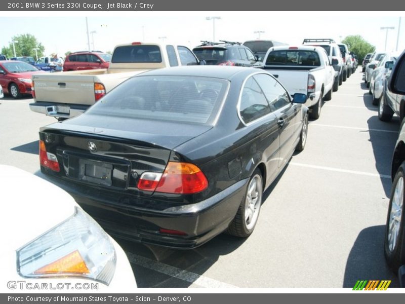 Jet Black / Grey 2001 BMW 3 Series 330i Coupe