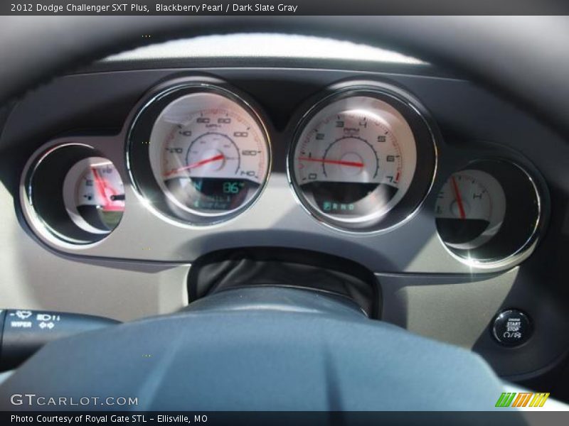  2012 Challenger SXT Plus SXT Plus Gauges