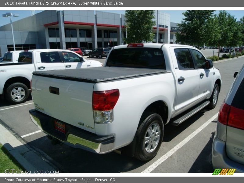 Super White / Sand Beige 2010 Toyota Tundra SR5 CrewMax 4x4