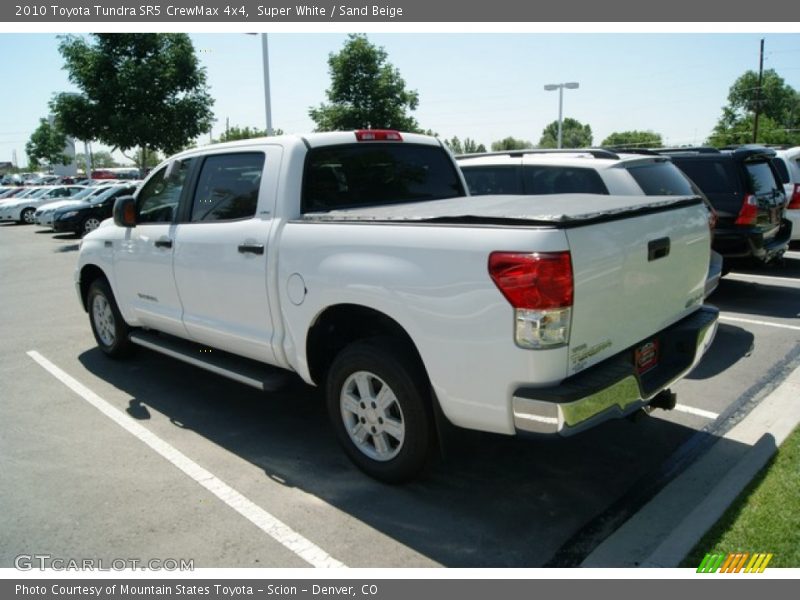 Super White / Sand Beige 2010 Toyota Tundra SR5 CrewMax 4x4