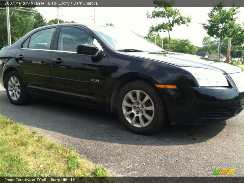 Black Ebony / Dark Charcoal 2007 Mercury Milan I4