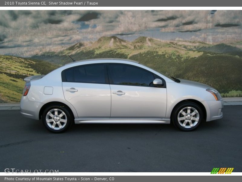 Silver Shadow Pearl / Taupe 2010 Toyota Sienna CE