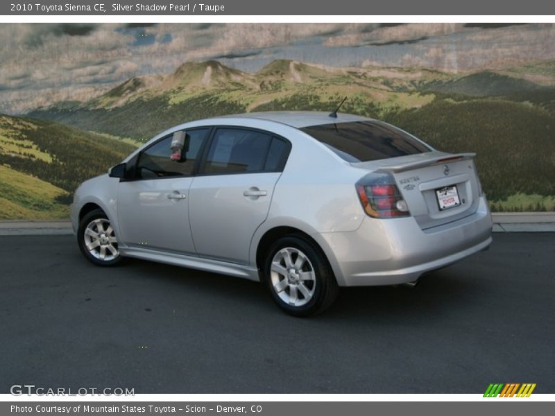 Silver Shadow Pearl / Taupe 2010 Toyota Sienna CE