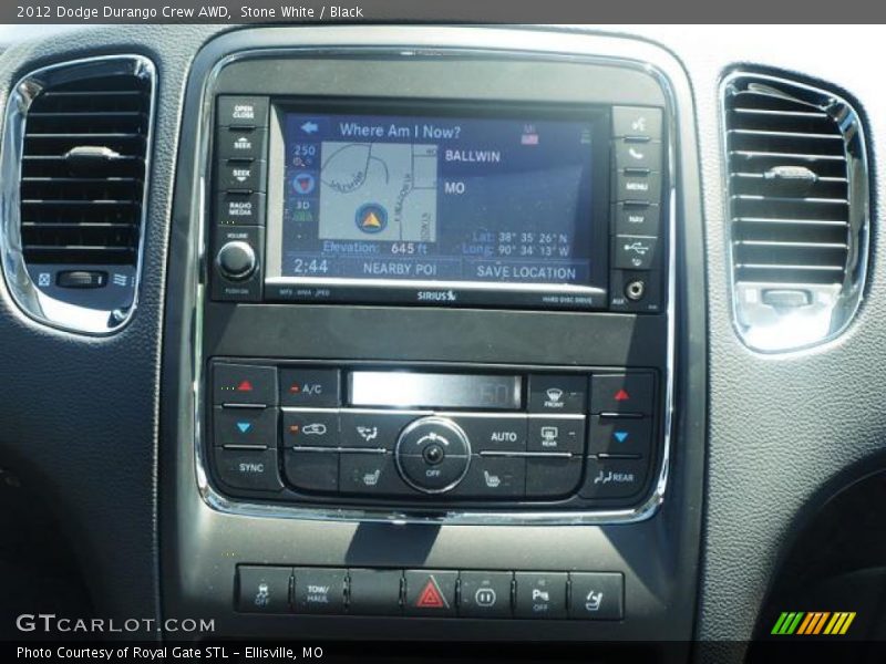 Navigation of 2012 Durango Crew AWD