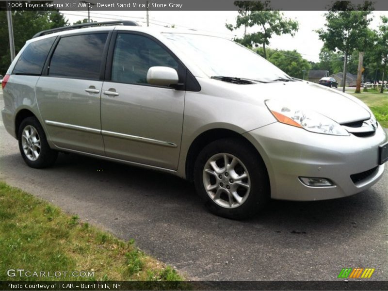 Desert Sand Mica / Stone Gray 2006 Toyota Sienna XLE AWD