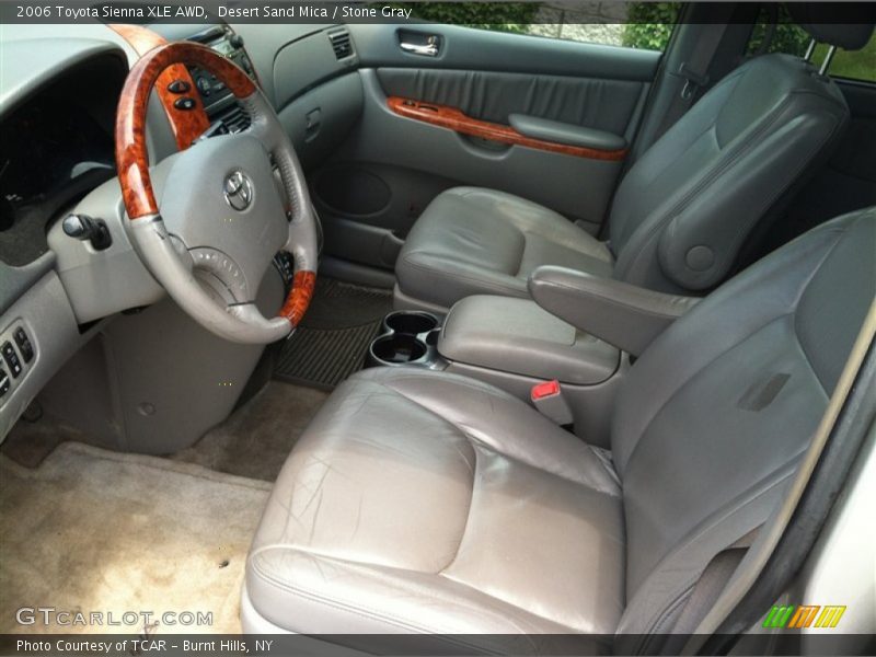 Desert Sand Mica / Stone Gray 2006 Toyota Sienna XLE AWD