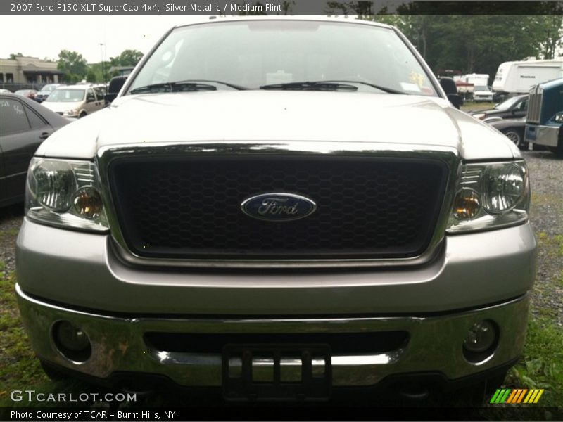 Silver Metallic / Medium Flint 2007 Ford F150 XLT SuperCab 4x4