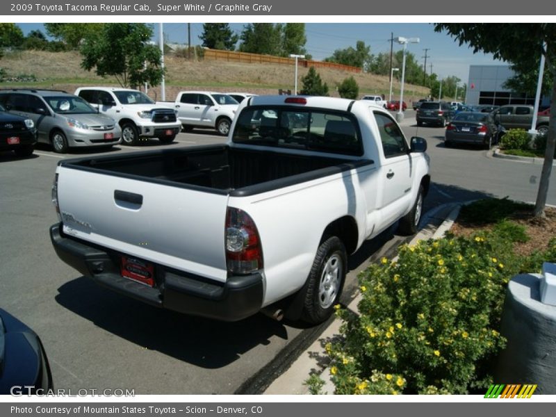 Super White / Graphite Gray 2009 Toyota Tacoma Regular Cab