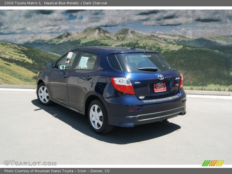 Nautical Blue Metallic / Dark Charcoal 2009 Toyota Matrix S