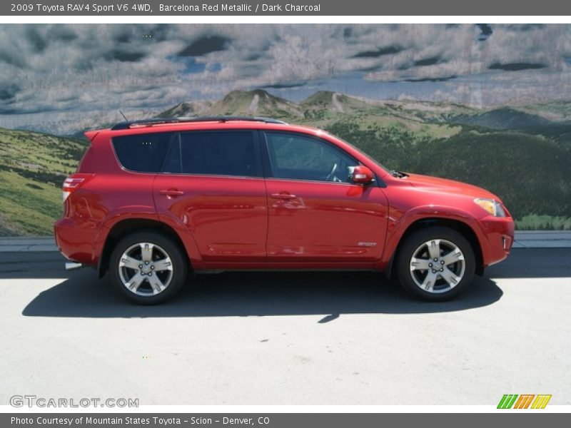 Barcelona Red Metallic / Dark Charcoal 2009 Toyota RAV4 Sport V6 4WD