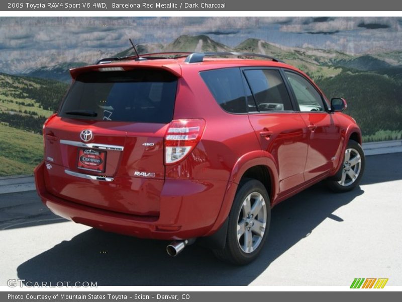 Barcelona Red Metallic / Dark Charcoal 2009 Toyota RAV4 Sport V6 4WD