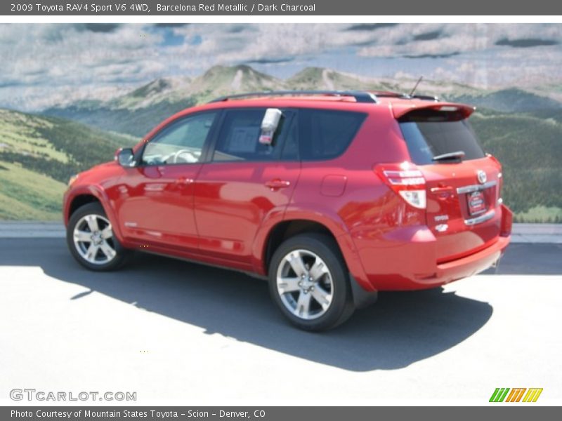 Barcelona Red Metallic / Dark Charcoal 2009 Toyota RAV4 Sport V6 4WD