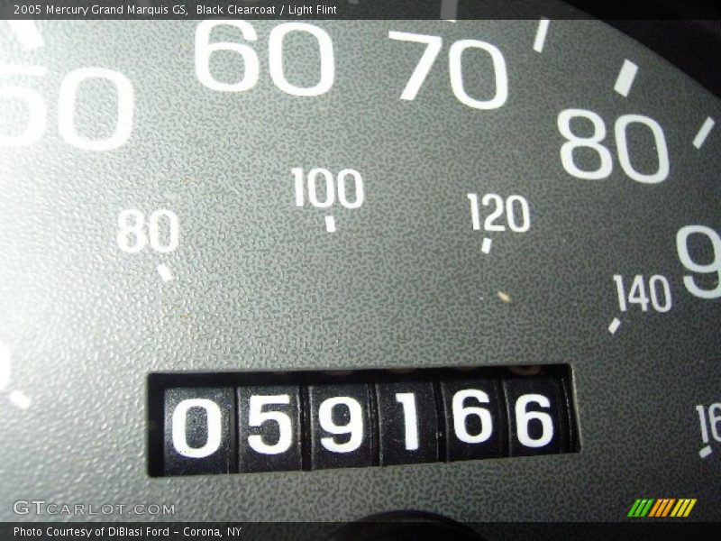 Black Clearcoat / Light Flint 2005 Mercury Grand Marquis GS
