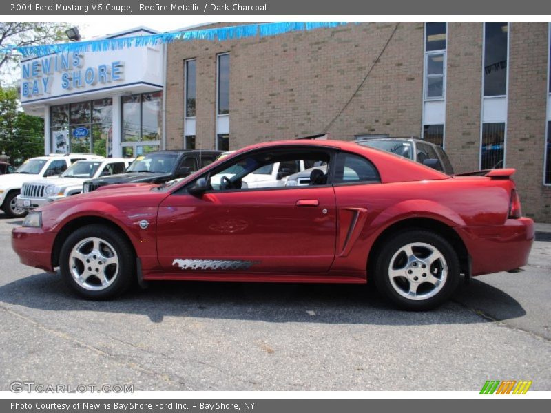Redfire Metallic / Dark Charcoal 2004 Ford Mustang V6 Coupe