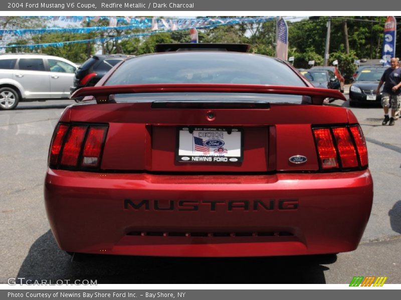 Redfire Metallic / Dark Charcoal 2004 Ford Mustang V6 Coupe