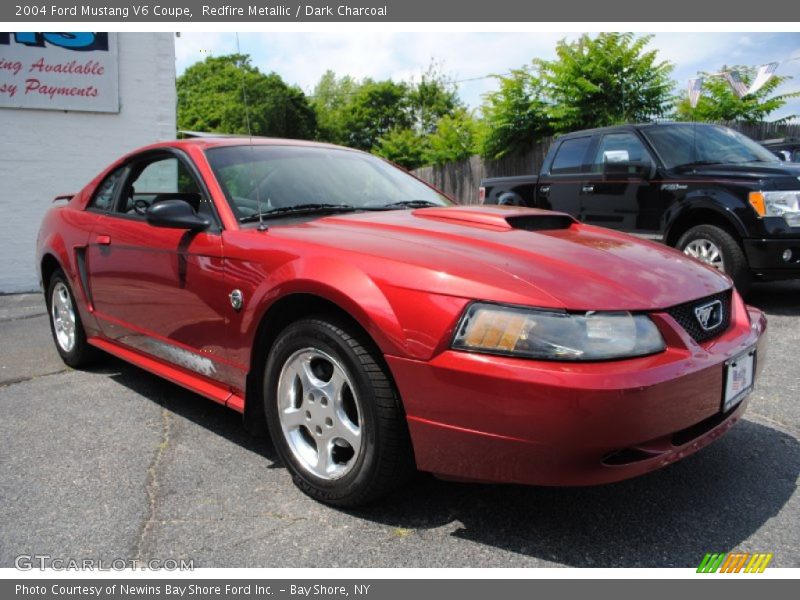 Redfire Metallic / Dark Charcoal 2004 Ford Mustang V6 Coupe