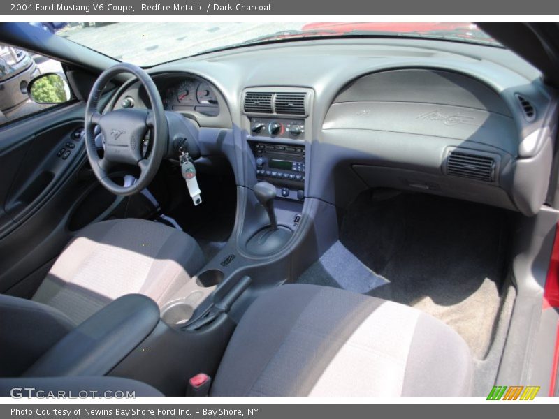 Redfire Metallic / Dark Charcoal 2004 Ford Mustang V6 Coupe