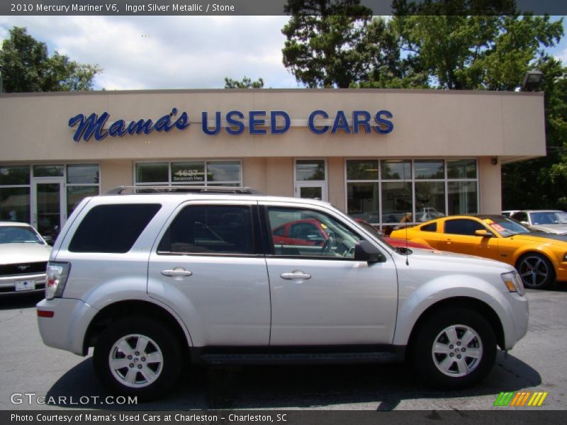 Ingot Silver Metallic / Stone 2010 Mercury Mariner V6